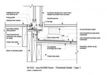 ecoJACK Paver Threshold Detail Type 1